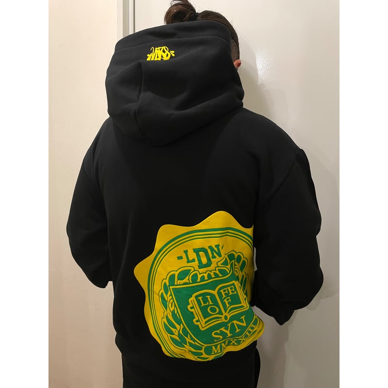 SYNA WORLD / Logo college Hoodie (SET UP) | BI