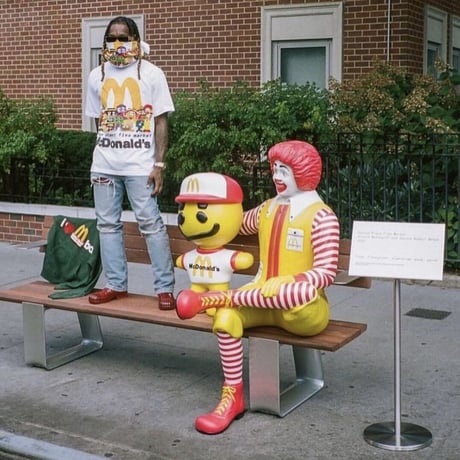 CPFM ×  McDonald's / buddy and friends crewneck GRAY