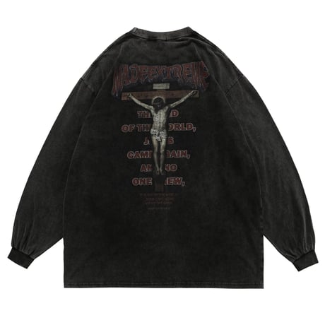 Mismatch NYC/Washed cross Longsleeve Tee