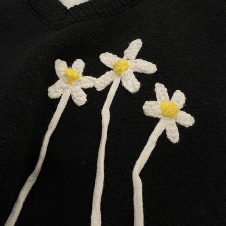 WOSS.official/Flower Knit  Vest