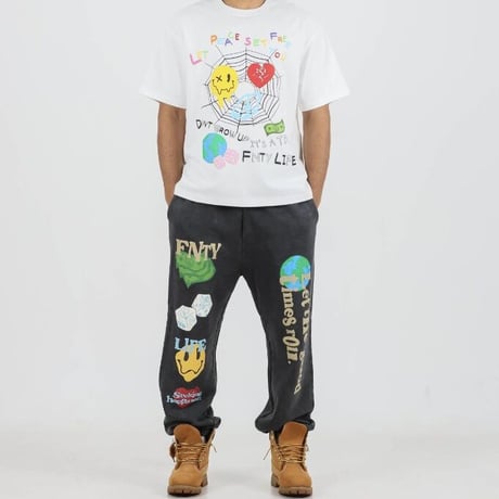 FNTY/  LET PEACE SET YOU FREE TSHIRTS "WHITE"