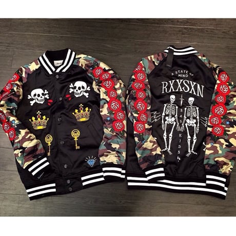 Reason Clothing Newyork/Camo Rose スカジャン