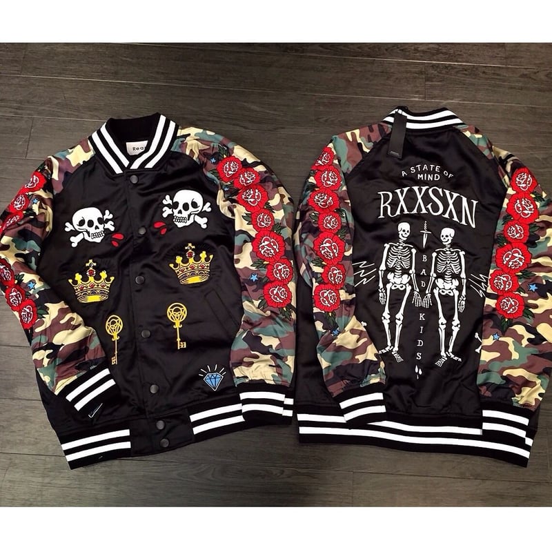 Reason Clothing Newyork/Camo Rose スカジャン | BINGO