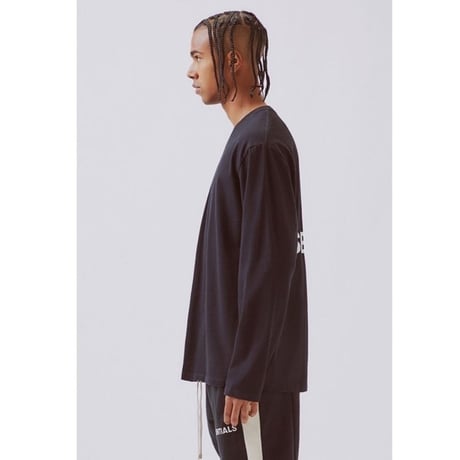 Fear Of God  FOG Essentials/Graphic Long Sleeve Tee　BLACK
