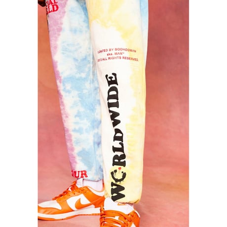 BOOHOO /Drip face tie die Pants (SET UP)