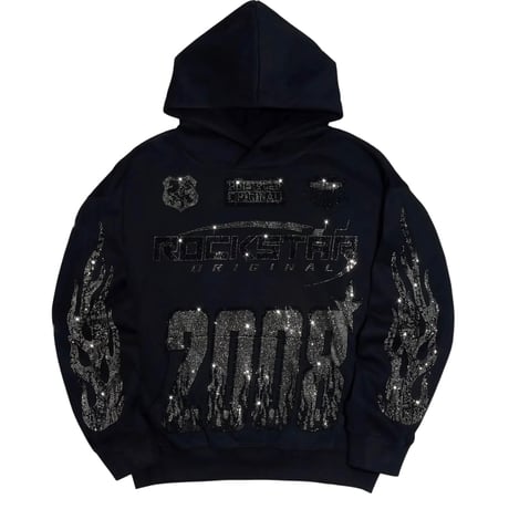 RockStar Original / Rhinestone Short Hoodie