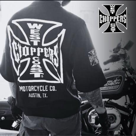 WESTCOASTCHOPPERSウエストコーストチョッパーズ上下セット 黒 ヴィンテージのWest Coast Choppers🛵 #westcoastchoppers
