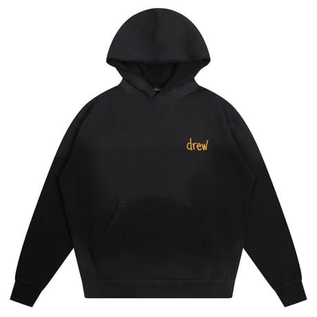 Drew House/Scribble logo Hoodie VINTAGE BLACK