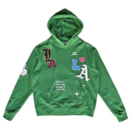 LIFTED UNCHORS/State Chenille Hoodie GREEN