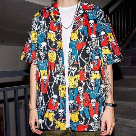 WOSS.official/ POP SKULL Aloha shirts