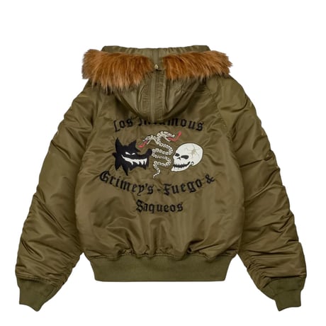 GRMY/ THE PLANET N-2B FLIGHT JACKET "KHAKI"