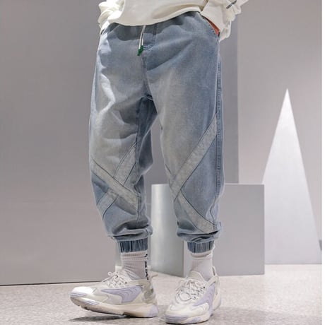 WOSS.official/Cross サルエルデニム  Blue