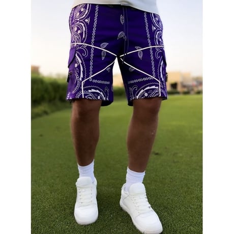 GUAPI/ BANDANA shorts  ”PURPLE”