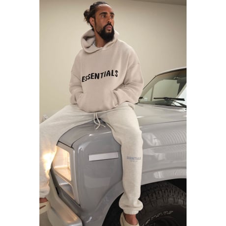 ESSENTIALS  fear of god /Knit Hoodie "Oatmeal"