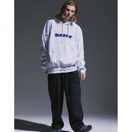 SAINT PAIN/Loop Stitch Hoodie "GRAY"