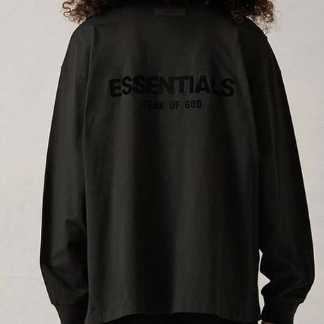 ESSENTIALS  fear of god /Long Sleeve Tshirt  "Black "