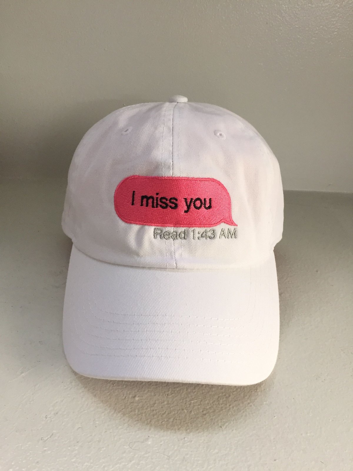 Truis Garments/miss you cap White×Pink | BINGOS