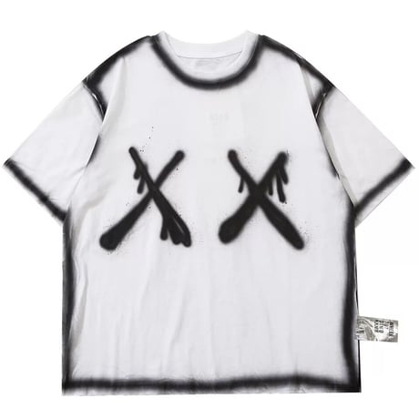 WOSS.official/Oversized Paint  Tshirs