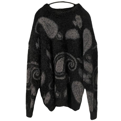 RE NEW/Bandana knit "BLACK"