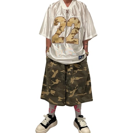 Camo Paint Bermuda Shorts