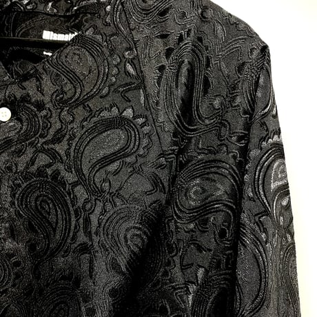 Mismatch NYC/Paisley Baseball Shirts (SET UP) BLACK