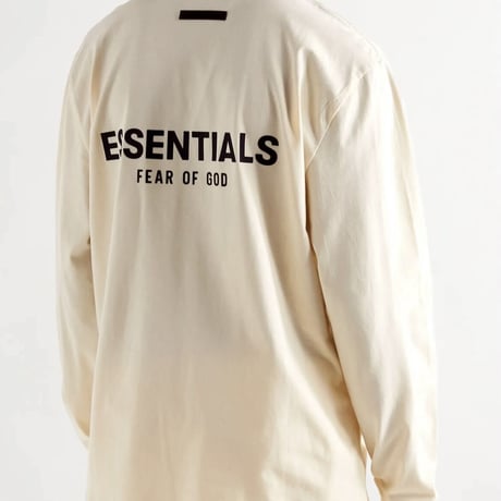 ESSENTIALS  fear of god /Long Sleeve Tshirt  "Cream"