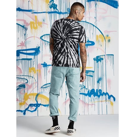 BOOHOO × MIGOS/Tie Die Smile Tee BLACK