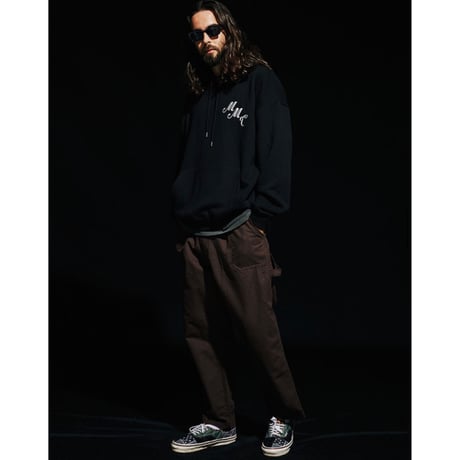 SAINT PAIN/M.M.C Logo Hoodie BLACK