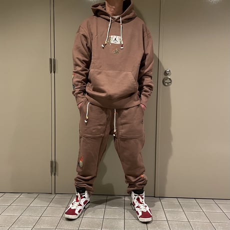 Jordan × Travis Scott /Cactus Jack JORDAN hoodie (SET UP)
