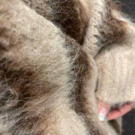 Mismatch NYC/ Mohair zebra knit