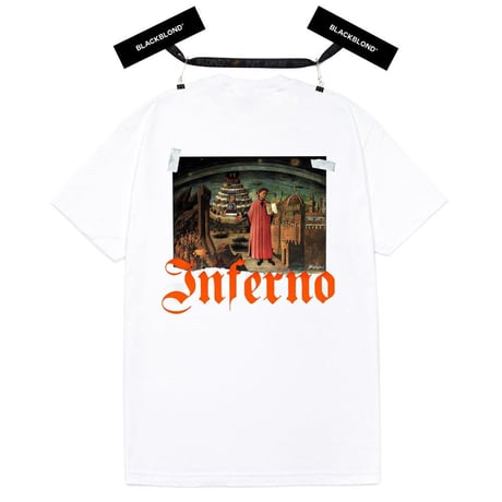 BLACK BLOND/ART Tee WHITE