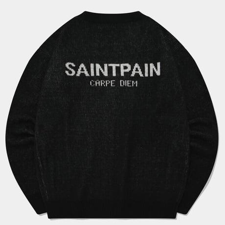 SAINT PAIN/LOGO Knit  cardigan