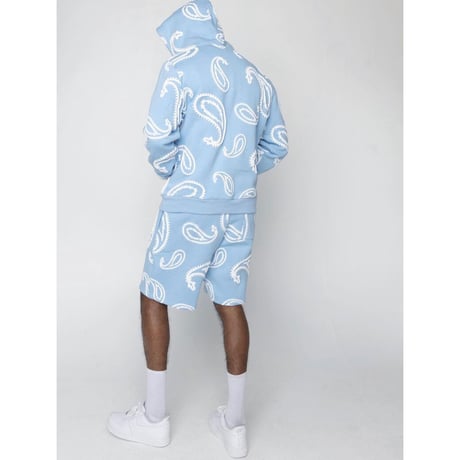 EPTM/BANDANA PUFFY  SHORTS "BLUE"