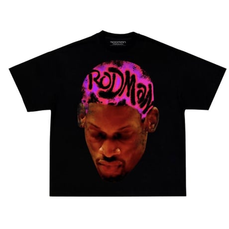 RODMAN official brand/Head Pink Tshirts