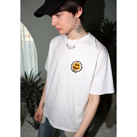 MISTER CHILD/SMILE LOGO Tshirts "WHITE"