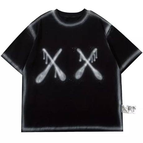 WOSS.official/Oversized Paint  Tshirs