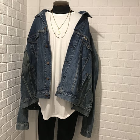 RE NEW/Wrangler ×Levis custom denim jacket