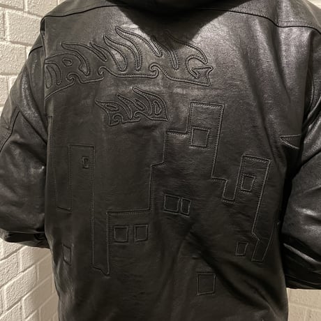 GRMY/ LEATHER CITY Puffy Jacket