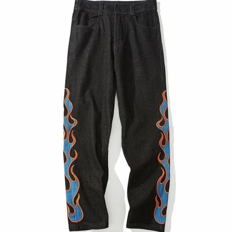 WOSS.official/flame denim pants