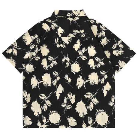 Mismatch NYC/Flower Summer Shirts  (White&Black)