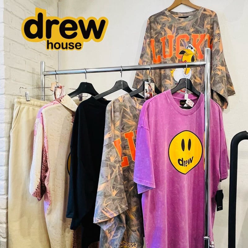 drew house クッション　完売品 drew house deconstructed mascot hoodie light yellow Men's