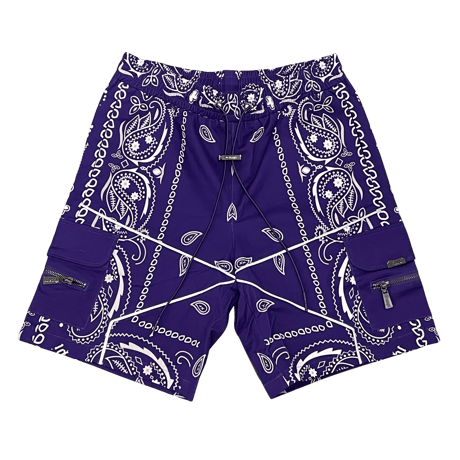 GUAPI/ BANDANA shorts  ”PURPLE”