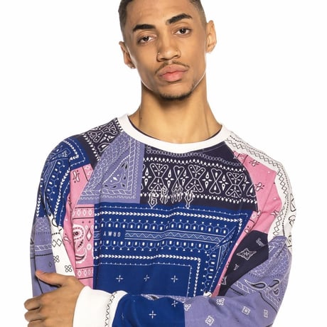 GRMY/BANDANA ALL OVER print Crewneck