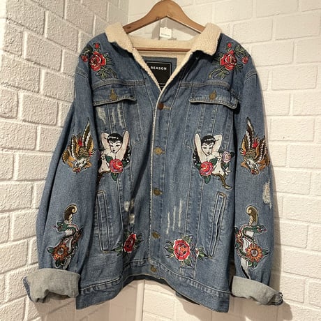 Reason Clothing Newyork/BOA  Denim Jacket