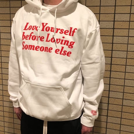 Petals and Peacocks/Love Hoodie White
