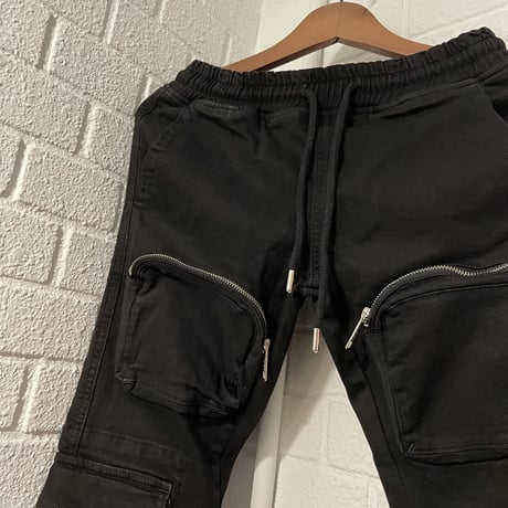 BOOHOO /Cargo denim pants "BLACK"