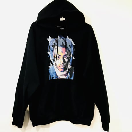 R MAX Clothing/Art ”XXX tentacion” Hoodie BLACK