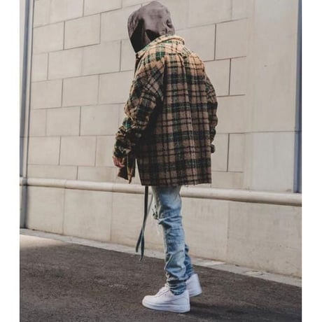 MNML/WOOL Flannel Shirts Jacket