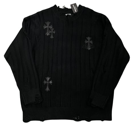 Mismatch NYC/ Cross Lether knit
