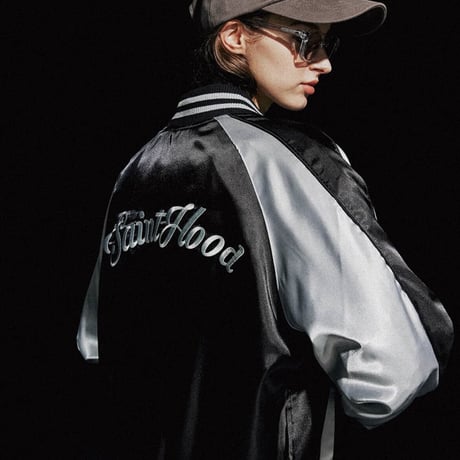SAINT PAIN/Satin Souvenir Jacket
